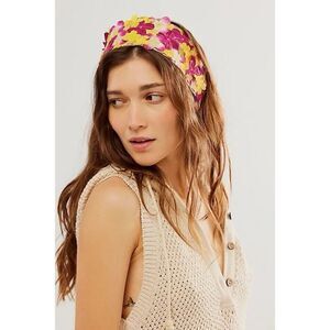 Free People Curried Myrrh Ava Soft Floral Headband